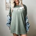 Nope Not Today Ostrich Sarcastic Introvert Humor Women's Comfort Colors T-Shirt Berry