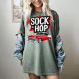 Nostalgia 1950s Sock Hop Dance Women's Comfort Colors T-Shirt Berry