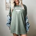 Nursing School Survivor TShirt Student Nurse Graduation Women's Comfort Colors T-Shirt Berry