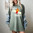 One Degree Hotter Graduation T Shirt For College Grads Women's Comfort Colors T-Shirt Berry