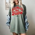 Overstimulated But Festive – Christmas Introvert Humor Women's Comfort Colors T-Shirt Berry Overstimulated But Festive – Christmas Introvert Humor Women's Comfort Colors T-Shirt Berry