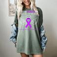 Pancreatic Cancer I Wear Purple In Memory Of My Dad Women's Comfort Colors T-Shirt Berry Pancreatic Cancer I Wear Purple In Memory Of My Dad Women's Comfort Colors T-Shirt Berry