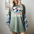Panda Napping On Books Life’s Too Short To Skip Naps Women's Comfort Colors T-Shirt Berry