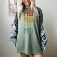 PHD Graduation Doctorate Women's Comfort Colors T-Shirt Berry