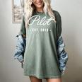 Pilot Est 2019 Graduation Grad Women's Comfort Colors T-Shirt Berry