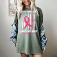 Pink In Memory Of Aunt Breast Cancer Awareness American Flag Women's Comfort Colors T-Shirt Berry