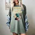 Please Chew Quieter Introvert Duck Lover Women's Comfort Colors T-Shirt Berry Please Chew Quieter Introvert Duck Lover Women's Comfort Colors T-Shirt Berry