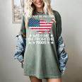 Please Be Patient With Me I'm From The 1900s American Flag Women's Comfort Colors T-Shirt Berry