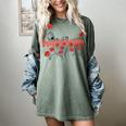Poppy Field Wizard Of Oz Cowardly Brave Lion Book Women's Comfort Colors T-Shirt Berry