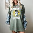 Pre K Graduation Shirts Shark Grad Toddler Women's Comfort Colors T-Shirt Berry