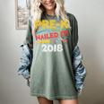 Pre-K Nailed It Class Of 2018 Graduation Women's Comfort Colors T-Shirt Berry