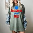 Preschooler Graduation Grad Cap Preschool Grads Rule Women's Comfort Colors T-Shirt Berry