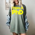 Pretty Huge Dick Joke Graduation PhD Humor Women's Comfort Colors T-Shirt Berry