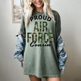 Proud Air Force Cousin Deployment Homecoming Graduation USAF Women's Comfort Colors T-Shirt Berry