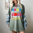 Proud Aunt Of 2023 Pre-K Graduate Senior Graduation Matching Women's Comfort Colors T-Shirt Berry