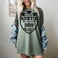 Proud Auntie Of a 2019 Grade Aunt Graduation Women's Comfort Colors T-Shirt Berry