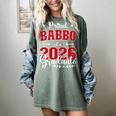Proud Babbo Of a Class Of 2026 Graduate For Graduation Women's Comfort Colors T-Shirt Berry