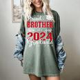 Proud Brother Of a Class Of 2024 Graduate For Graduation Women's Comfort Colors T-Shirt Berry