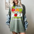 Proud Dad Of 2023 Pre K Graduate Graduation Women's Comfort Colors T-Shirt Berry