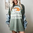 Proud Dad Of A 2025 Senior Basketball Graduation Women's Comfort Colors T-Shirt Berry