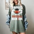Proud Dad Of a Football Senior 2026 Graduation Women's Comfort Colors T-Shirt Berry