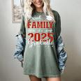 Proud Family Of a Class Of 2025 Graduate For Graduation Women's Comfort Colors T-Shirt Berry