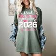 Proud Grandma Of A 2026 Senior Class Of 2026 Graduation Women's Comfort Colors T-Shirt Berry