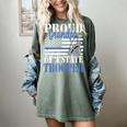 Proud Grandpa Of a State Trooper Police Officer Graduation Women's Comfort Colors T-Shirt Berry