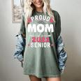 Proud Mom Of a 2021 Senior Year School Graduation Party Women's Comfort Colors T-Shirt Berry