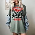 Proud Mom Of a Lacrosse Senior 2022 Graduation Women's Comfort Colors T-Shirt Berry