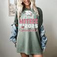 Proud Mother Of 2025 College Graduate Family Graduation Women's Comfort Colors T-Shirt Berry