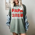 Proud Papa Of A Class Of 2018 Graduate Shirt Graduation Women's Comfort Colors T-Shirt Berry
