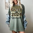 Proud Sister Of A 2024 Graduate Senior Graduation Women's Comfort Colors T-Shirt Berry