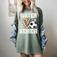 Proud Sister Of A 2026 Senior Soccer Graduation Leopard Women's Comfort Colors T-Shirt Berry