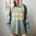 Proud Step Dad Of A Class Of 2025 Graduate Senior Graduation Women's Comfort Colors T-Shirt Berry