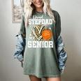Proud Stepdad Of A 2026 Senior Basketball Graduation Leopard Women's Comfort Colors T-Shirt Berry