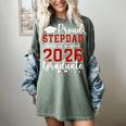 Proud Stepdad Of a Class Of 2026 Graduate For Graduation Women's Comfort Colors T-Shirt Berry