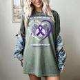 Purple In Memory Of My Dad Pancreatic Cancer Awareness Women's Comfort Colors T-Shirt Berry Purple In Memory Of My Dad Pancreatic Cancer Awareness Women's Comfort Colors T-Shirt Berry