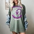 Purple In Memory Of Wife Pancreatic Cancer Awareness Women's Comfort Colors T-Shirt Berry Purple In Memory Of Wife Pancreatic Cancer Awareness Women's Comfort Colors T-Shirt Berry
