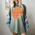 Queen Associate Degree Afrocentric Graduation T Shirt Women's Comfort Colors T-Shirt Berry