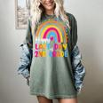 Rainbow Last Day Of 2nd Grade Teacher Student Graduation For Men Women Kids Women's Comfort Colors T-Shirt Berry
