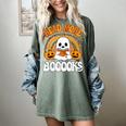 Read More Books Booooks Ghost Pumpkin Cute Teacher Halloween Women's Comfort Colors T-Shirt Berry