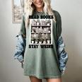 Read Books Stay Weird Book Lover Joke Introvert Reading Premium Women's Comfort Colors T-Shirt Berry