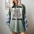 Read Books Stay Weird Book Lover Joke Introvert Reading Women's Comfort Colors T-Shirt Berry