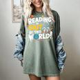 Reading Is Out Of This World Space Book Lover Kids Women's Comfort Colors T-Shirt Berry Reading Is Out Of This World Space Book Lover Kids Women's Comfort Colors T-Shirt Berry