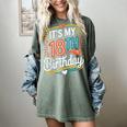 Retro It's My 18th Birthday Boho Nostalgia Women Kids Women's Comfort Colors T-Shirt Berry
