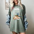 Retro Just A Girl Who Love Dogs Books And Coffee Bookworm Women's Comfort Colors T-Shirt Berry