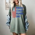 Retro Proud Coast Guard Dad Graduation Dad Usa Flag Outfit Women's Comfort Colors T-Shirt Berry