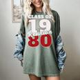 Reunion 1980 Class Of 1980 Reunion 80 Graduation 1980 Women's Comfort Colors T-Shirt Berry