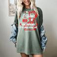 Ribbon Blood Cancer Angel Memory Support Dad Mom Red Women's Comfort Colors T-Shirt Berry